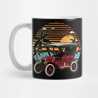 Ford Model T 1908 car sunset Mug